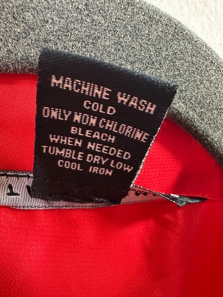 Antilia Femme Blouse Women Plus Size 1X Red Deep V Tie-Neck 3/4 Sleeve Sheer Top - Picture 8 of 11